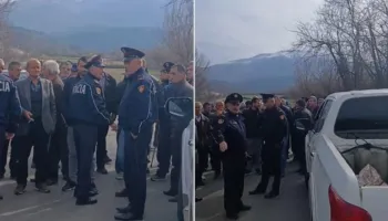 Banorët e fshatit Kurdari dalin në protestë, akuzojnë firmën që kërkon të ndërtojë hidrocentralin me kërcënime