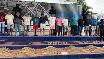 Bashkëpunonin me mafien shqiptare/ Goditet rrjeti i kokainës në Ekuador, 26 të arrestuar, sekuestrohen 300 kg drogë