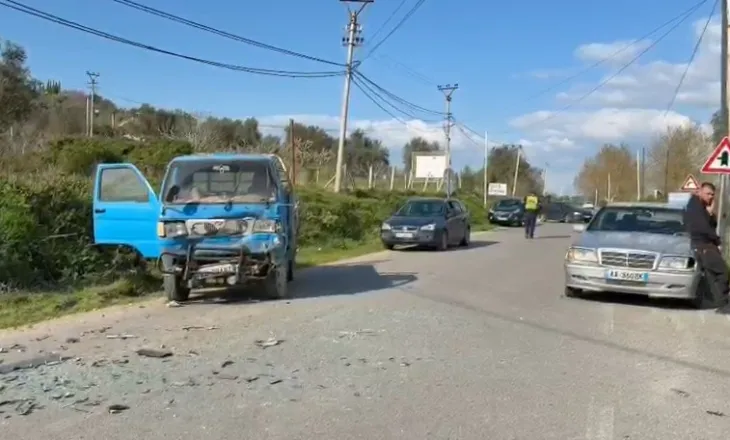 “Benz-i” përplaset me kamionçinën në aksin Fier-Lushnje, dy të lënduar