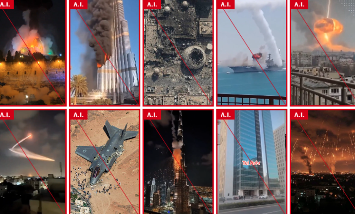 Bombardime që nuk kanë ndodhur kurrë! Si përmes AI po krijohet një luftë paralele në rrjetet sociale