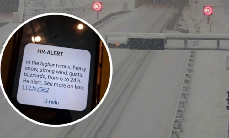 Borë në Kroaci, pritet të bjerë edhe në disa vende të Ballkanit