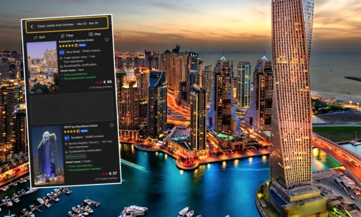 Braktiset luksi i Dubait, hotelet me 5 yje “po lusin” turistët, rrugët dhe bizneset bosh pas tensioneve në Lindjen e Mesme