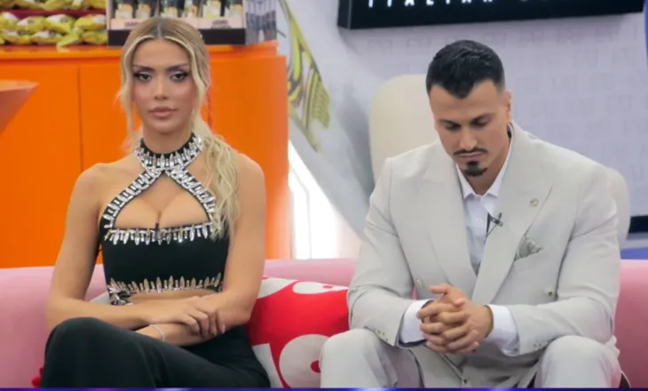 “Çfarë do më shumë nga unë?”/  Mateo i “vodhi” puthjen Brikenës, banorët ballafaqohen në Prime