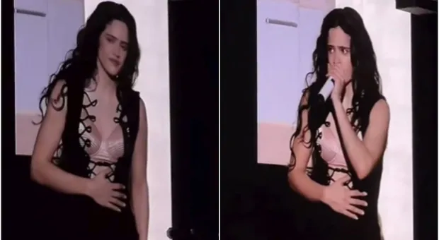 Çfarë ndodhi? Këngëtarja Rosalía ndërpret në mes koncertin në Milano (VIDEO)