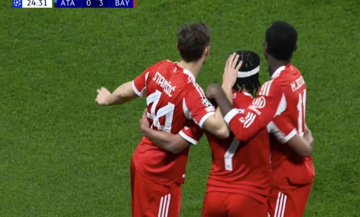 CHAMPIONS LEAGUE LIVE: Atletico Madrid dhe Bayern Munich mbarojnë punë që në 25 minutat e para (video)