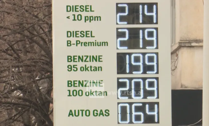 Çmimi i naftës në Shqipëri “fiksohet” 214 lekë për litër, tregu me pakicë mbetet i pandryshuar