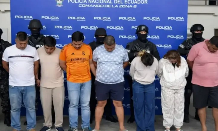 Çmontohet karteli shqiptar i kokainës në Ekuador, 16 të arrestuar, mbi 7 tonë drogë e sekuestruar