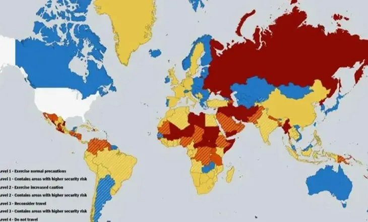DASH publikon listën me vendet më të rrezikshme për amerikanët, ja ku renditet Shqipëria