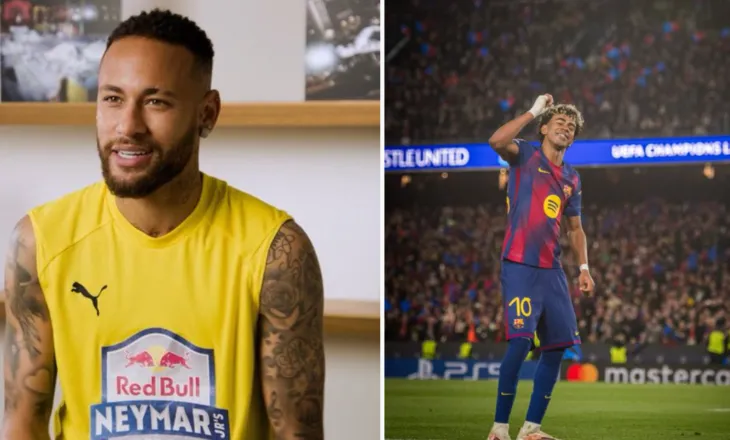 Deklarata e fortë e Neymar, parashikon suksesin e yllit katalanas: Yamal fiton 3-4 Topa të Artë në të ardhmen