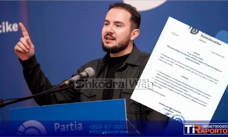 DOKUMENTI – PD zyrtarizon përjashtimet e mbështetësve të Salianjit, Noka firmos për dy këshilltarët