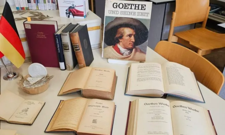 Ekspozitë, Biblioteka Kombëtare përkujtoi Gëten