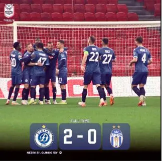 Elbasani eliminon Partizanin me një penallti të diskutueshme në shtesë, Dinamo eliminon Tiranën nga Kupa