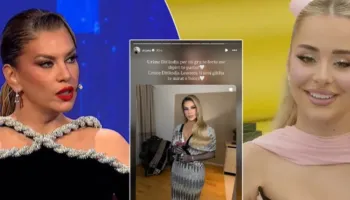 Elijona uron Leonora Jakupin për datëlindje