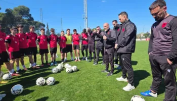 Euro U-19/ Kombëtarja mbyll përgatitjet, gati për ndeshjen ndaj Luksemburgut