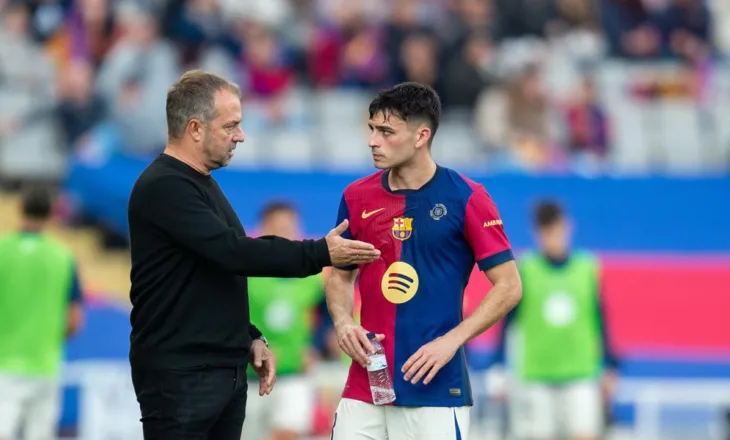 Flick: Pedri e bën skuadrën të luajë më mirë, jam krenar për lojtarët dhe atmosferën e krijuar