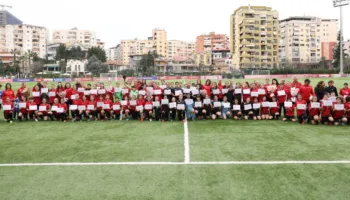 FSHF me një aktivitet tejet të veçantë në kuadër të 8 marsit, morën pjesë 120 futbolliste të reja