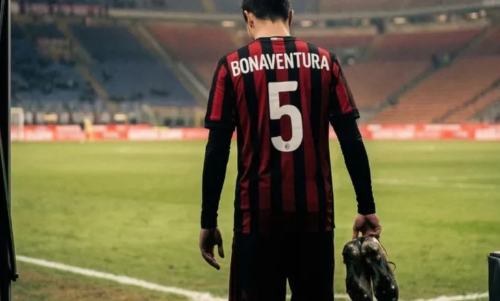 Giacomo Bonaventura var këpucët në gozhdë, në moshën 36-vjeçare