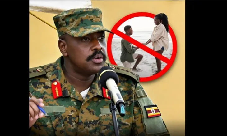 Gjenerali ugandez: Burrat që ulen në gjunjë për të propozuar do të arrestohen