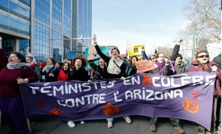 Grevë e përgjithshme në Belgjikë, dhjetëra mijëra njerëz demonstruan në rrugët e Brukselit