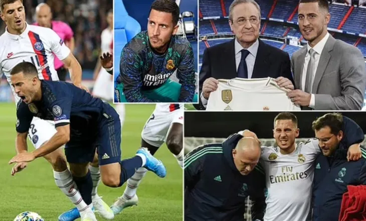 Hazard tregon karrierën e tij, nga pasardhësi i Ronaldos tek karriera e përfunduar pas ndërhyrjes së të frikshme të Munier…