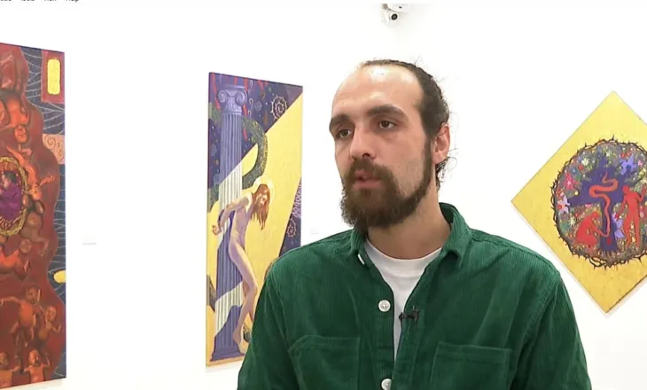 “Hiri”, ekspozita e Enea Ziut/ Bibla dhe metafizika ndërthuren në ekspozitën vetjake në Tiranë