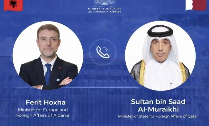Hoxha bisedë me ministrin e Jashtëm të Katarit: Dënojmë sulmet e Iranit, mirënjohje për kujdesin ndaj shqiptarëve