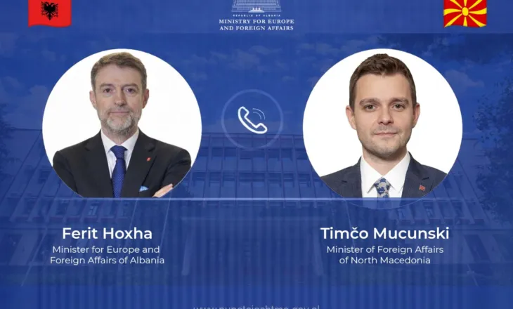 Hoxha telefonatë me homologun Mucunski: Integrimi i Shqipërisë dhe Maqedonisë së Veriut, me rëndësi strategjike për rajonin dhe BE-në