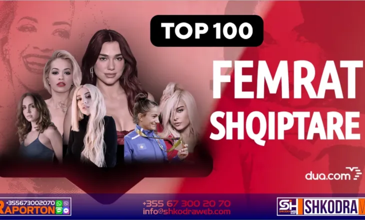 HULUMTIMI – 8 Marsi, Dita Ndërkombëtare e Gruas, cilat janë “Top 100” femrat shqiptare të vitit 2026