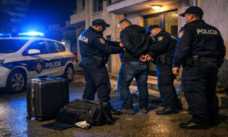 I vodhi një gruaje valixhen, çantën dhe laptopin – arrestohet në flagrancë nga Policia