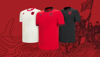 Identiteti dhe dizajni modern/ Zbulohen uniformat e sezonit 2026/27 të krijuara nga Macron për Kombëtaren shqiptare