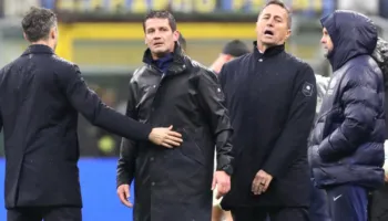 Inter i pakënaqur me arbitrin dhe reagon në mënyrën që nuk pritej pas barazimit ndaj Atalantës