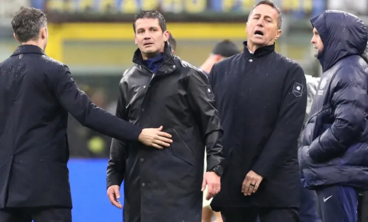 Inter i pakënaqur me arbitrin dhe reagon në mënyrën që nuk pritej pas barazimit ndaj Atalantës