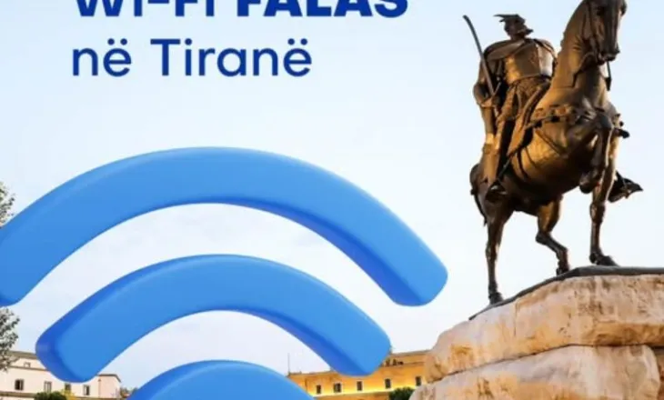 Internet falas në hapësirat kryesore publike në Tiranë