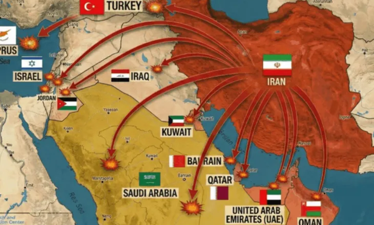 Iran sulmon me raketa dhe dronë Emiratat/ Mbrojtja ajrore rrëzon shumicën, por ka viktima