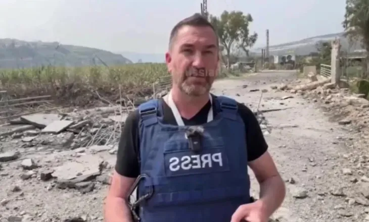 Ishte duke raportuar ‘live’ nga Libani/ Gazetari shpëton mrekullisht nga sulmi i IDF-së, raketa shpërthen vetëm pak metra pas tij