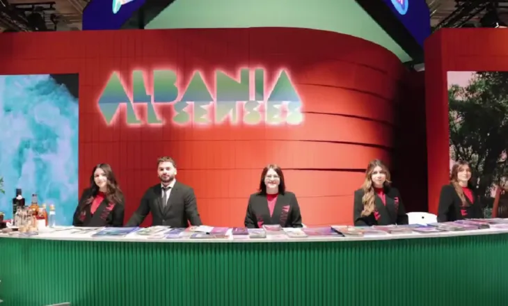 ITB Berlin 2026, ministri Gonxhja ndan pamje nga stenda e Shqipërisë: Sjellim një ofertë që i përgjigjet trendeve globale të turizmit