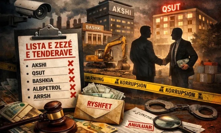 Ja institucionet në “listën e zezë” të abuzimeve që avullojnë paratë tona përmes tenderave që mbajnë “erë”…