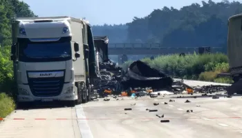 Kamioni del nga rruga, 29-vjeçarja shqiptare dhe djali i saj 3-vjeçar aksidentohen për vdekje