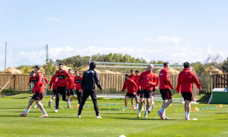 Kombëtarja përgatit miqësoren me Ukrainën, Muçi i dëmtuar, largohet