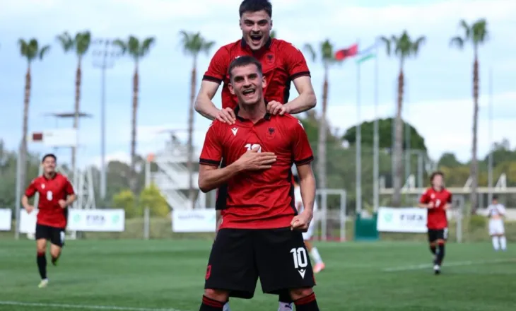 Kombëtarja U21 fiton miqësoren ndaj Uzbekistanit 3-2, shkëlqen Brruti