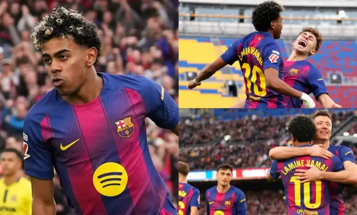 La Liga/ Super Lamine Yamal, talenti katalanas realizon “hat-trick”, Barcelona kryeson për 48 orë renditjen