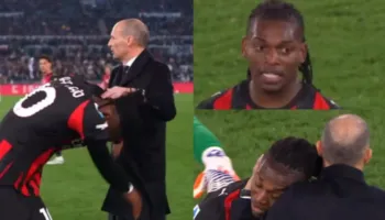 Leao thyen heshtjen pas ngjarjes së ndodhur në stadiumin Olimpiko mes tij dhe trajnerit Allegri