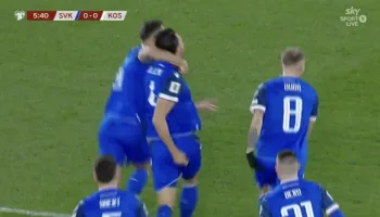 LIVE’! Kosova e nis keq në Bratislavë, pëson gol që në minutën e 6-të (video)