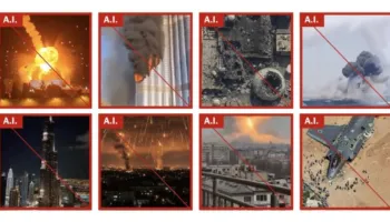 Luftë në epokën e Inteligjencës Artificiale, rrjetet sociale përmbyten me video të rreme nga Lindja e Mesme