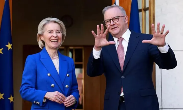 Më shumë mish australian drejt Evropës, von der Leyen dhe Albanese firmosin marrëveshjen