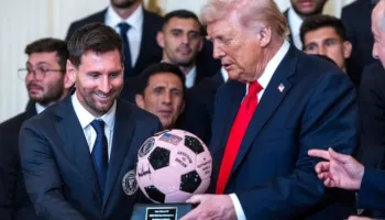 “Messi më i mirë se Pele”, Trump takon yllin e Argjentinës në Shtëpinë e Bardhë