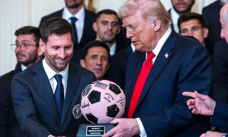 “Messi më i mirë se Pele”, Trump takon yllin e Argjentinës në Shtëpinë e Bardhë