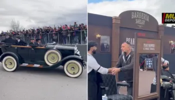 Metropolitano u kthye në kohë, në vitin 1930, xhirohet promoja e Atleticos për filmin “Peaky Blinders”