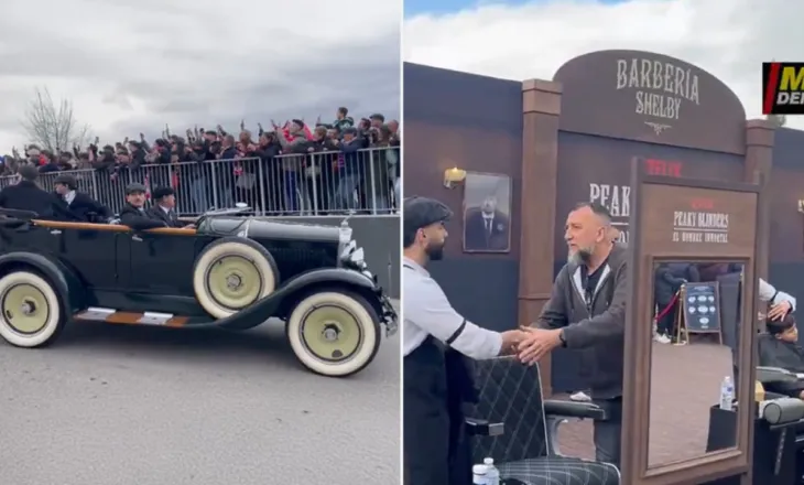 Metropolitano u kthye në kohë, në vitin 1930, xhirohet promoja e Atleticos për filmin “Peaky Blinders”