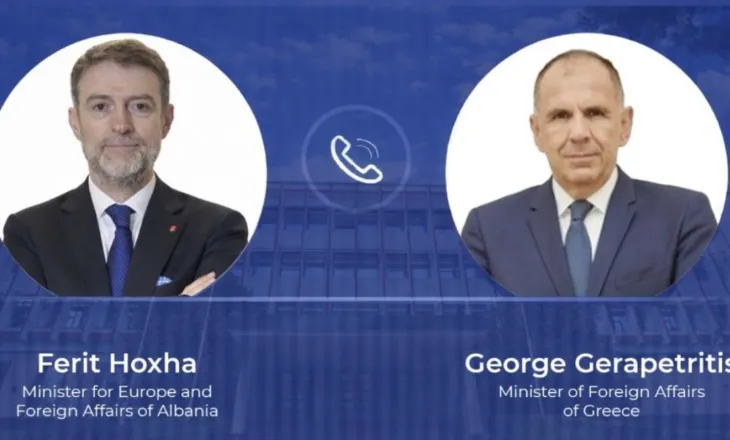 Ministri Hoxha bisedë telefonike me homologun grek, në fokus marrëdhëniet mes dy vendeve